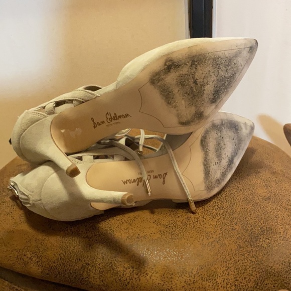 Sam Edelman Zavier Suede Heels - Picture 6 of 7